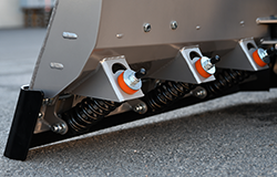 SnowStriker V-plow and straight blade snow plow for pickup trucks