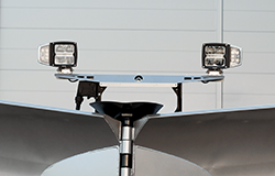 SnowStriker V-plow and straight blade snow plow for pickup trucks